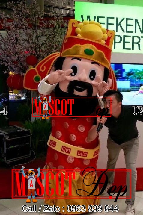 Mascot thần tài god wealth fortune cosplay mascot costume cartoon rent novachan 1508 18 novachan@1 1 result result
