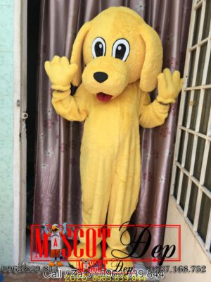 Mascot chó vàng  - Mascot đẹp