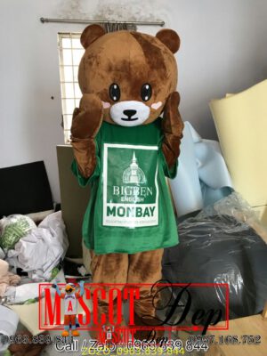 Mascot gấu dễ thương