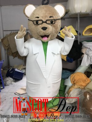 Mascot Gấu Bác Sĩ