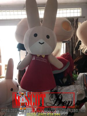 Mascot thỏ Kawai