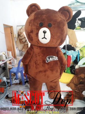 Mascot Gấu Brown