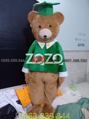 Mascot Gấu Teddy Cử Nhân
