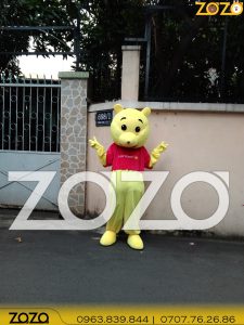 mascot chu gau pooh 2332 4