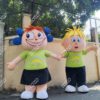 Mascot hơi mầm non Kids Smile4