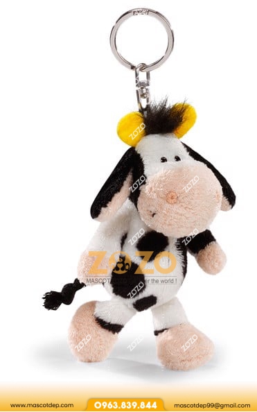 Móc khóa thú bông 10cm-Bò sữa-Nici Germany-36825 – NICI GERMANY SHOP - Quà tặng thú bông & phụ kiện hàng đầu thế giới