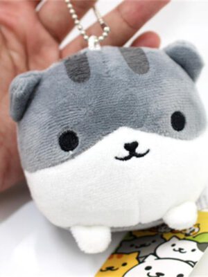 Móc khóa gấu bông mèo Neko Atsume (8 cm)