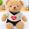 Cún nhồi bông Hugme 2 gau teddy mac ao hug me trai tim 3