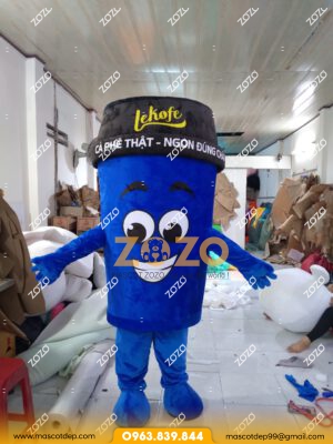 MASCOT LY CÀ PHÊ LEKOFE
