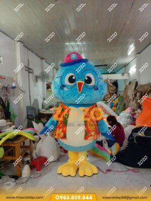 MASCOT CHÚ CHIM XANH DƯƠNG