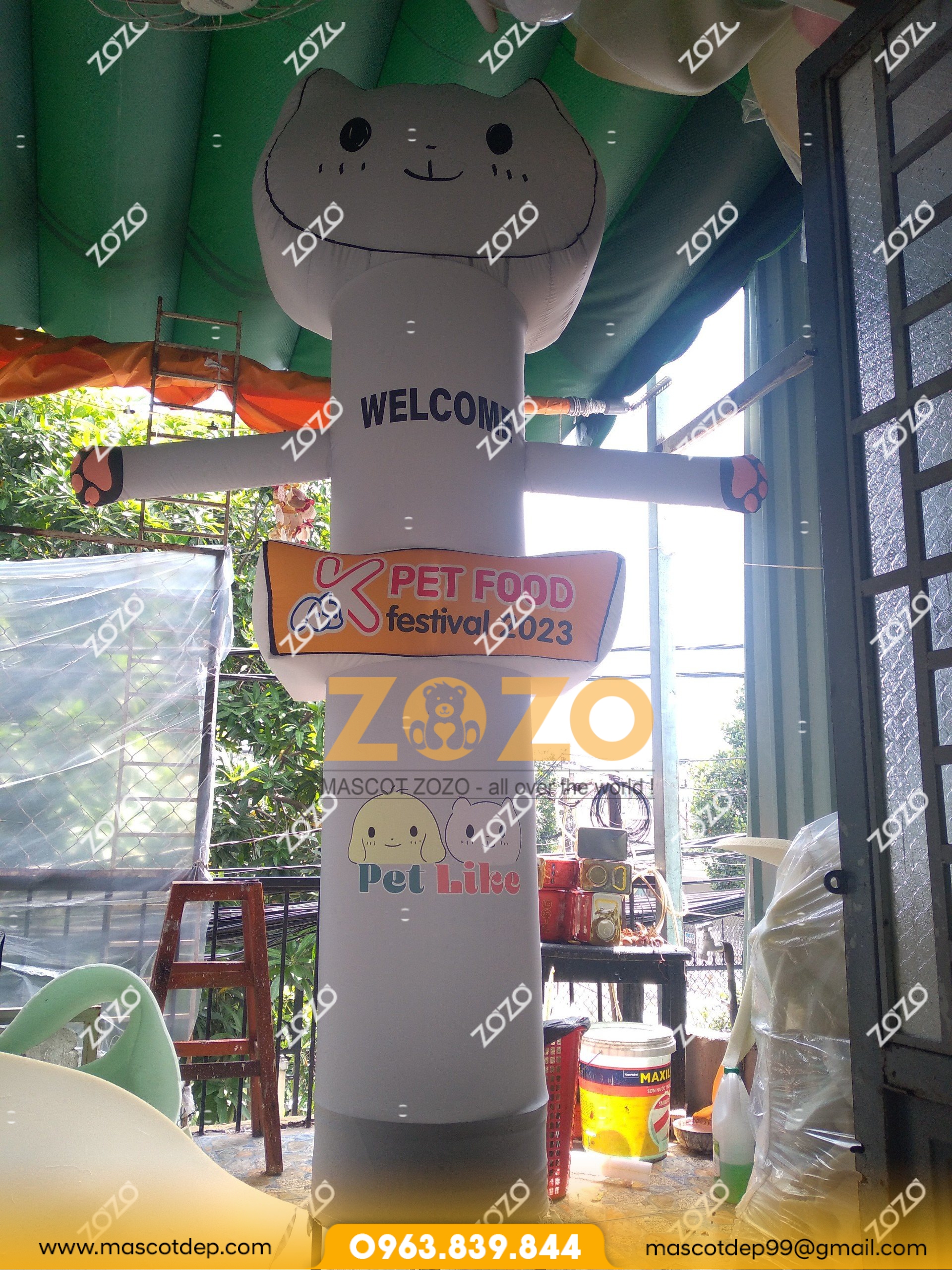 Rối hơi con mèo Roi hoi con meo