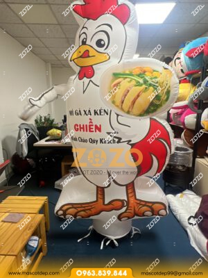 RỐI HƠI CON GÀ - MÌ GÀ XÁ KÉN GHIỀN