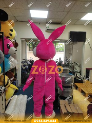 MASCOT THỎ HỒNG 4 tho hong 3