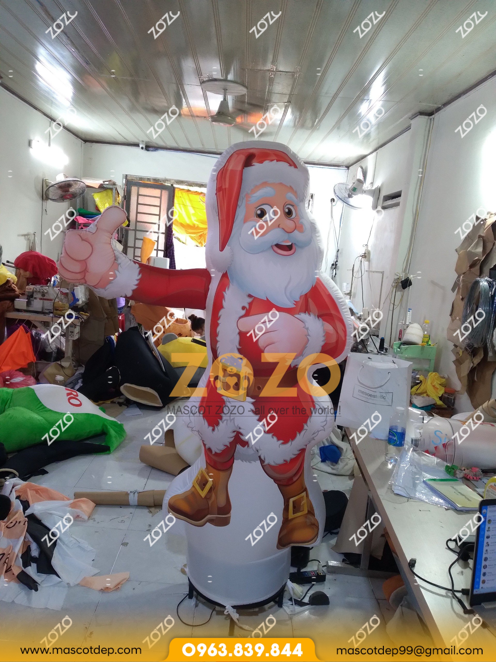 Rối hơi ông già Noel Rối hơi ông già Noel