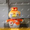 MASCOT CHIM CÁNH CỤT CAM 2 mascot chim cánh cụt cam 1