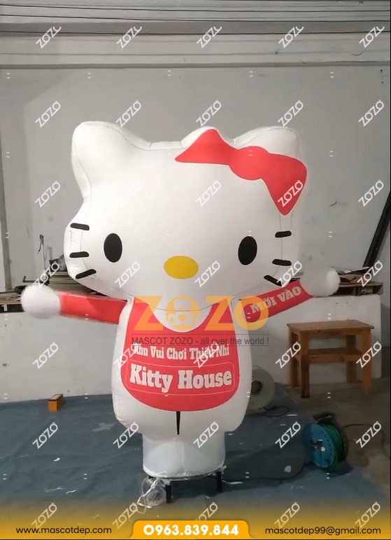 rối hơi mèo Kitty house roi hoi meo Kitty house