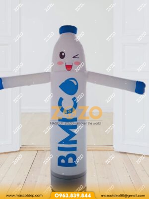 rối hơi chai nước Bimico