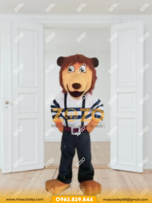 MASCOT SƯ TỬ LỊCH SỰ