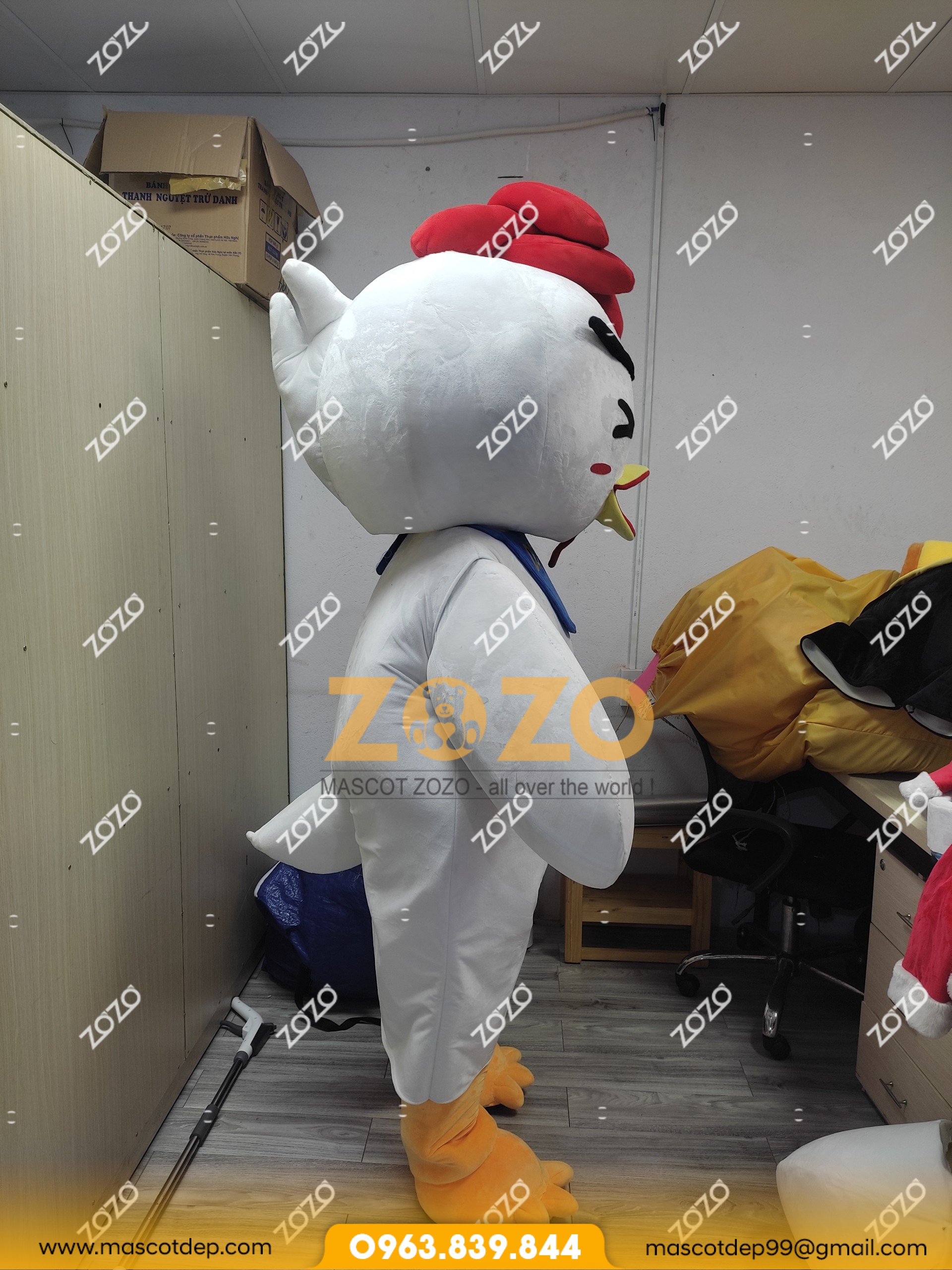 mascot gà don don 1 mascot gà don don 1