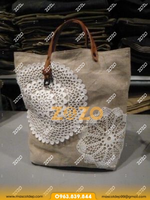 Túi vải bố đeo chéo giá rẻ