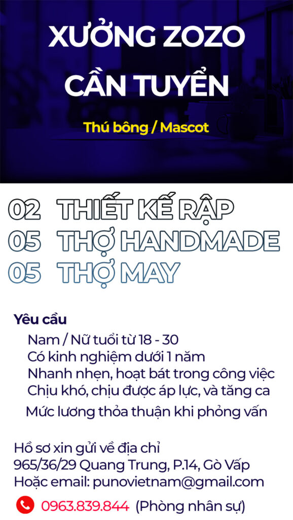 May và cho thuê mascot