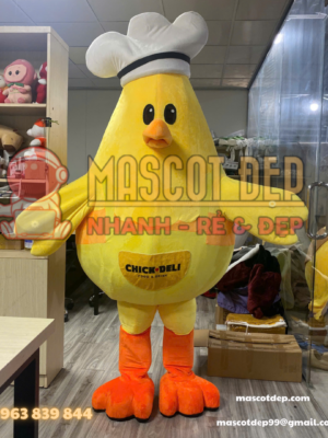 Mascot chú gà Chick Deli