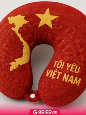 May gối chứ U in họa tiết theo yêu cầu