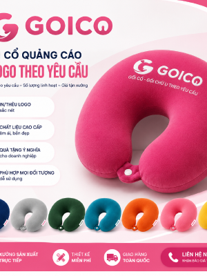 Gối chữ U quảng cáo
