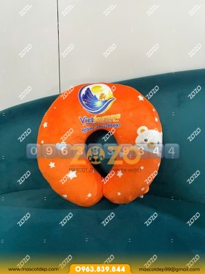 Gối cổ Vietjourneys mặt trước