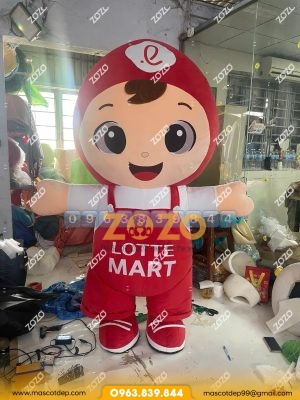 Mascot Lotte Mart mặt trước