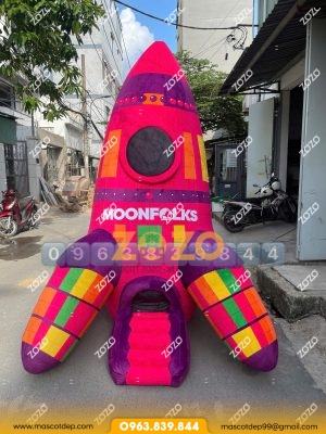Mô hình hơi tên lửa Moonfolks mặt trước