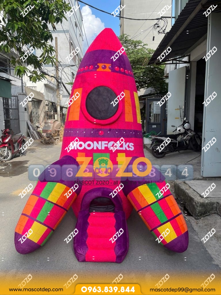 Mô hình hơi tên lửa Moonfolks mặt trước