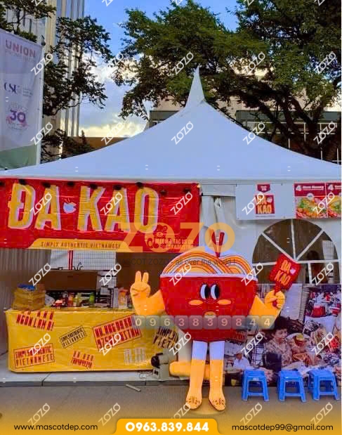 Mô hình hơi trưng bày mì Đa Kao 1