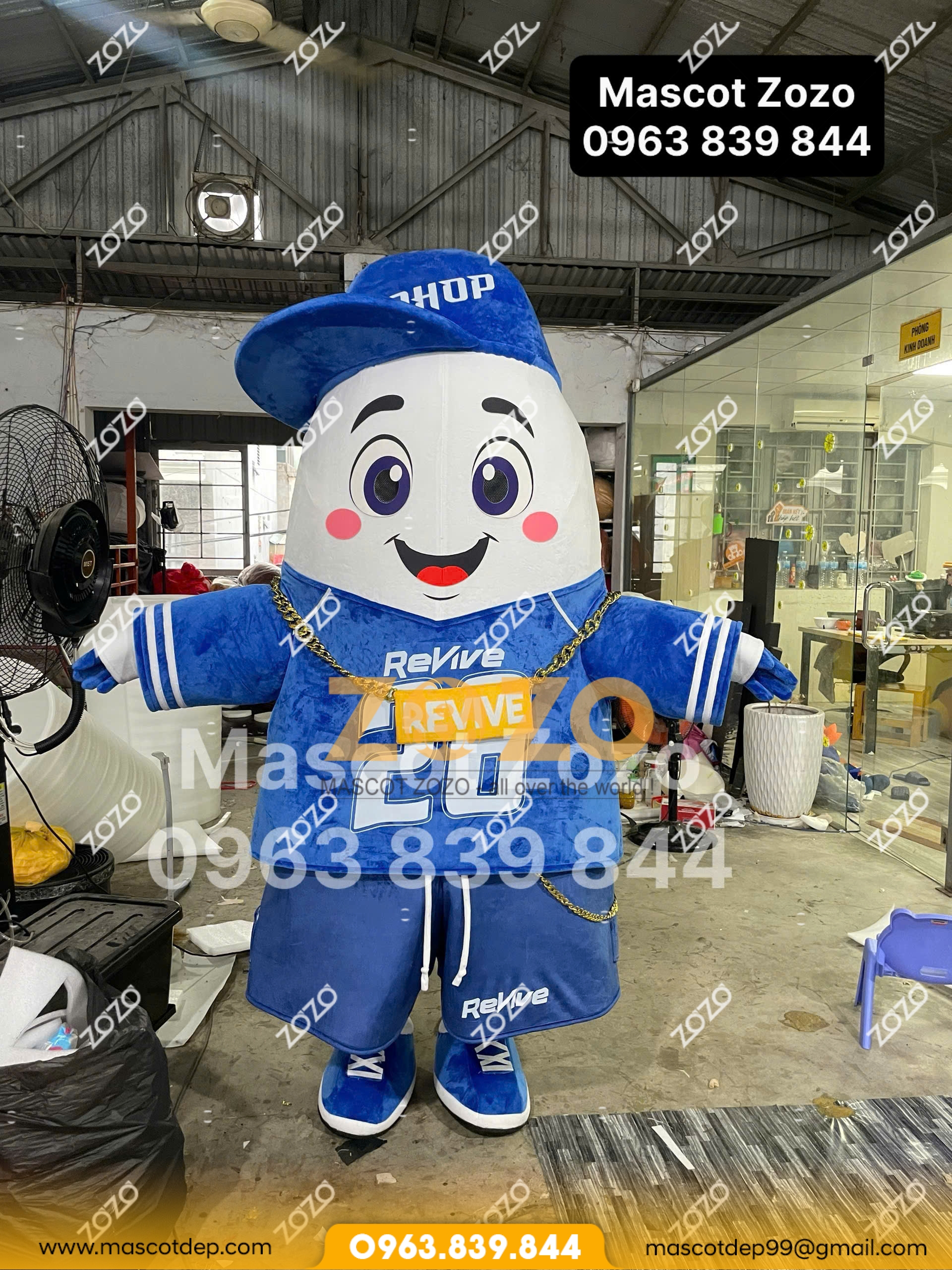 MASCOT NƯỚC UỐNG ĐIỆN GIẢI REVIVE 5 MASCOT NƯỚC UỐNG ĐIỆN GIẢI REVIVE 1