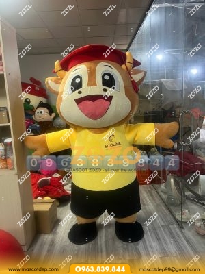 Mascot hơi trâu Ecolink mặt trước