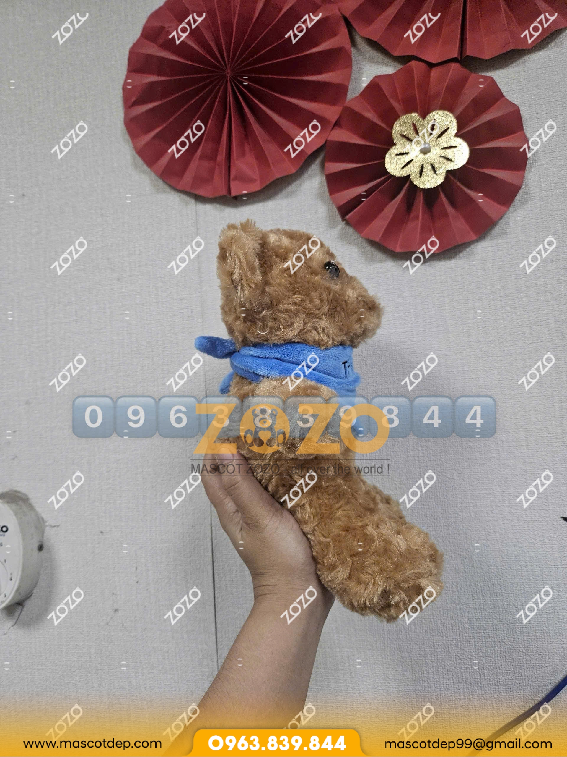 GẤU BÔNG TRIFILL 4 Gấu bông Trifill mặt hông 2