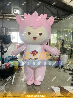 Mascot Ancarat mặt trước