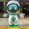 Mascot hơi bệnh viện mắt mặt trước