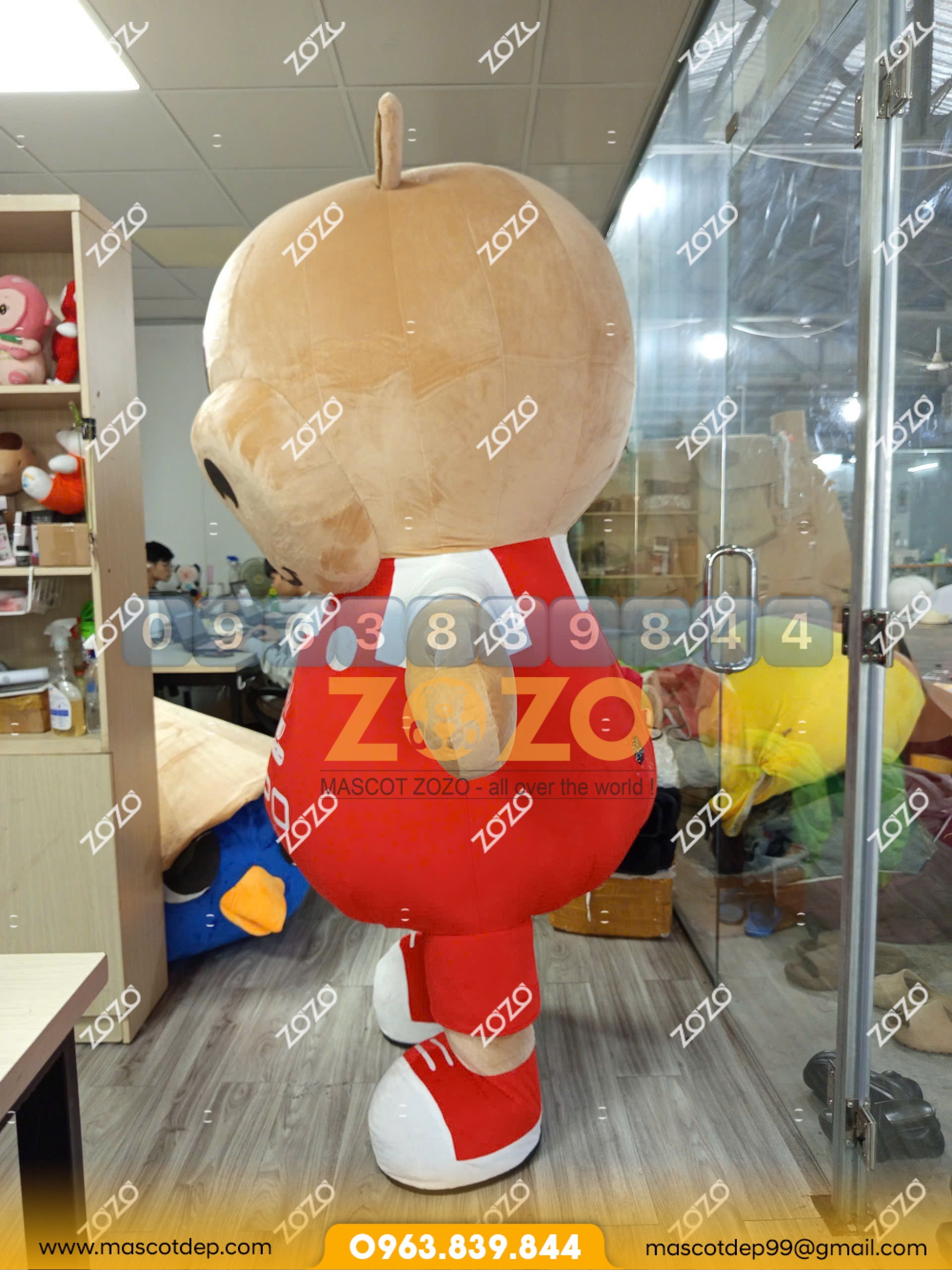 MASCOT HƠI HÀ MÃ HIPPO 4 Mascot hơi hà mã Hippo 3
