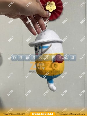 Thú bông cục pin mặt hông